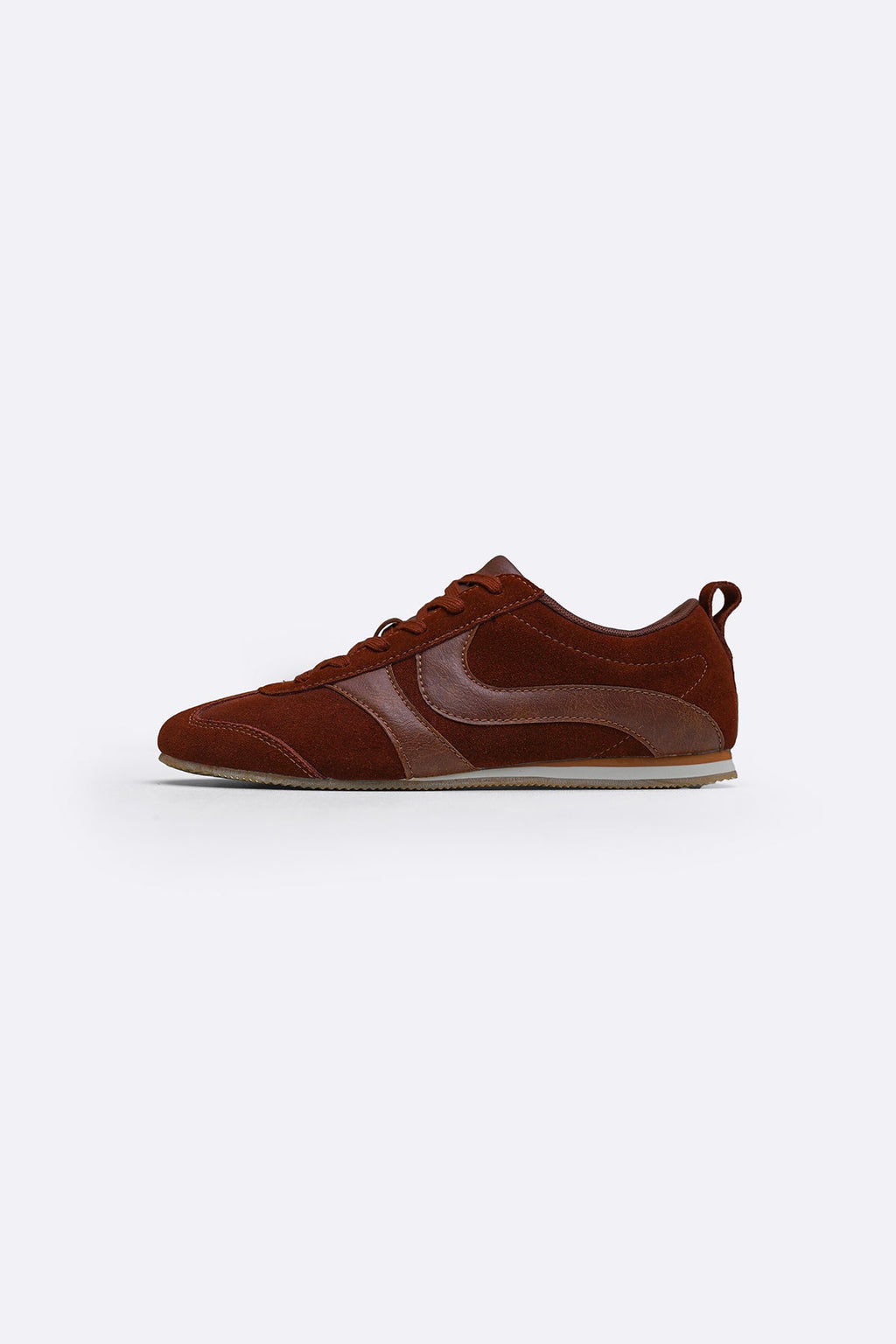 BROWN SUEDE LIFESTYLE SNEAKERS