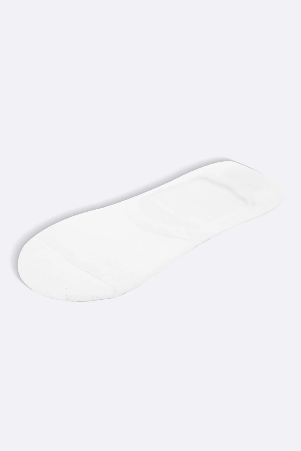 WHITE NO SHOW SOCKS