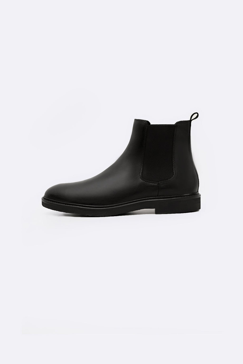 BLACK BOWIE LEATHER CHELSEAS