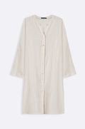 OAT WHITE LONG MUSLIN TUNIC