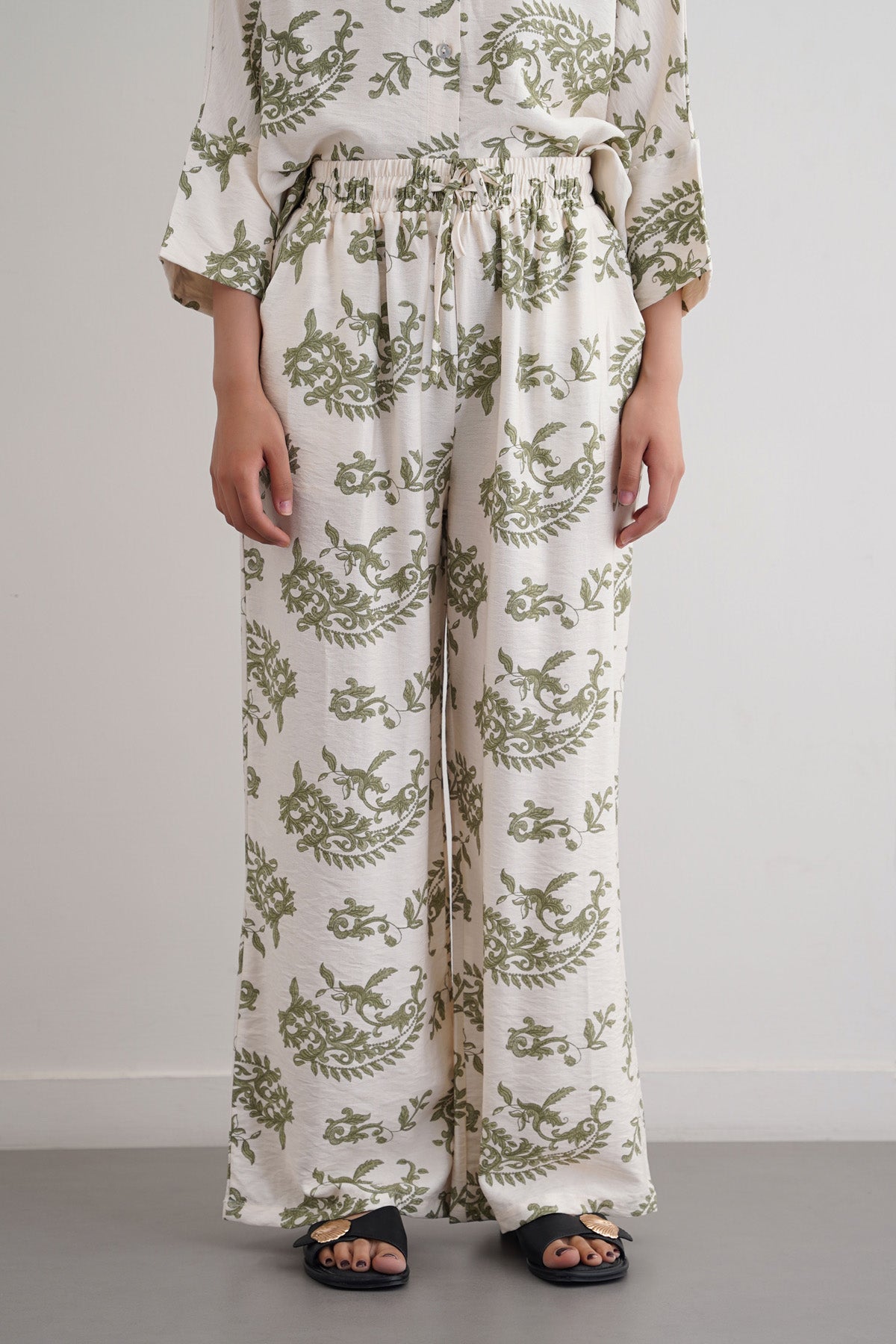 GREEN GREEN BARCA PANTS