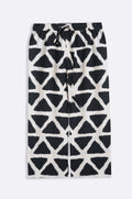 BLACK TRIPTYCH WIDE PANTS