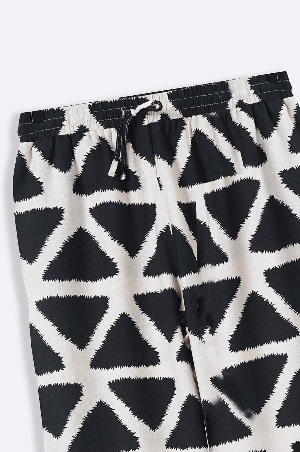 BLACK TRIPTYCH WIDE PANTS