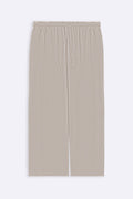 OAT WHITE LINEN EASY TROUSERS
