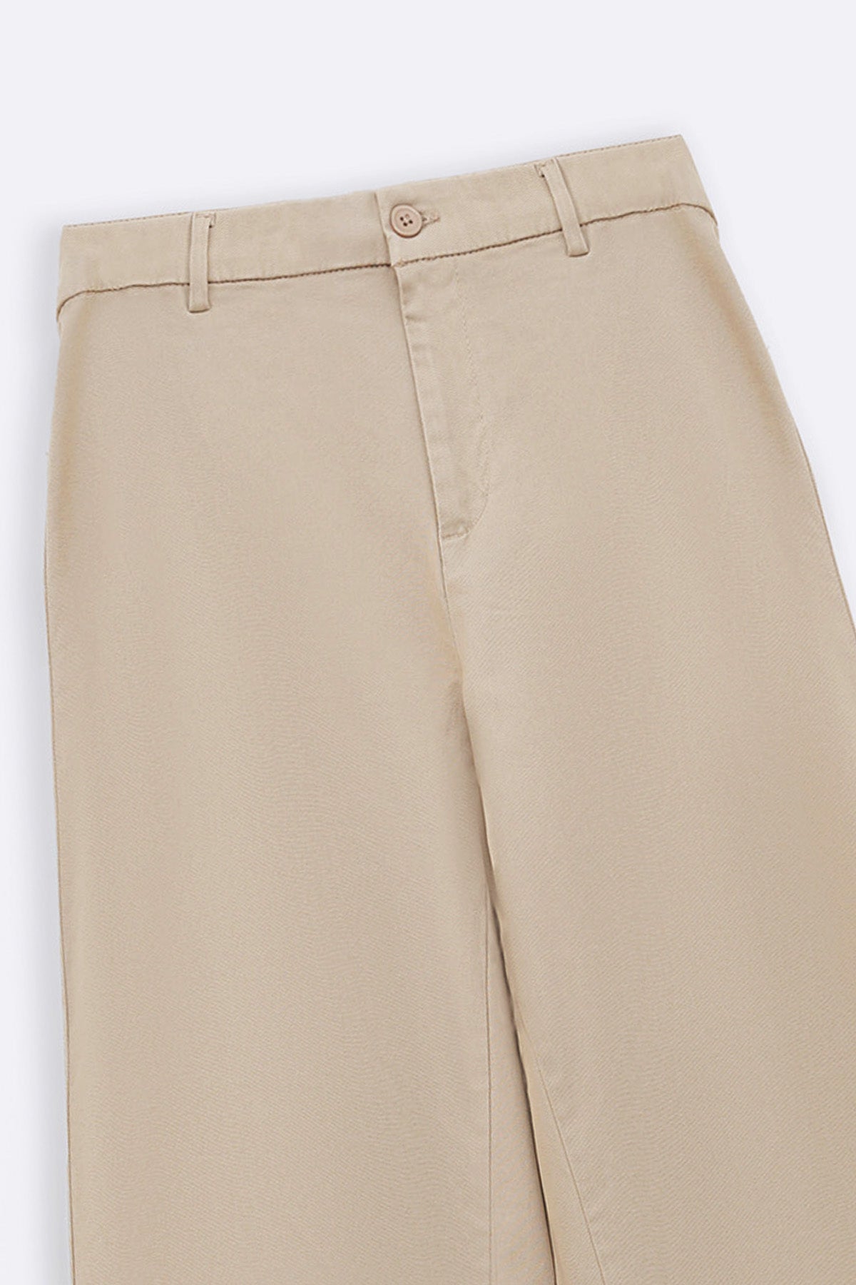 BEIGE WIDE LEG PANTS