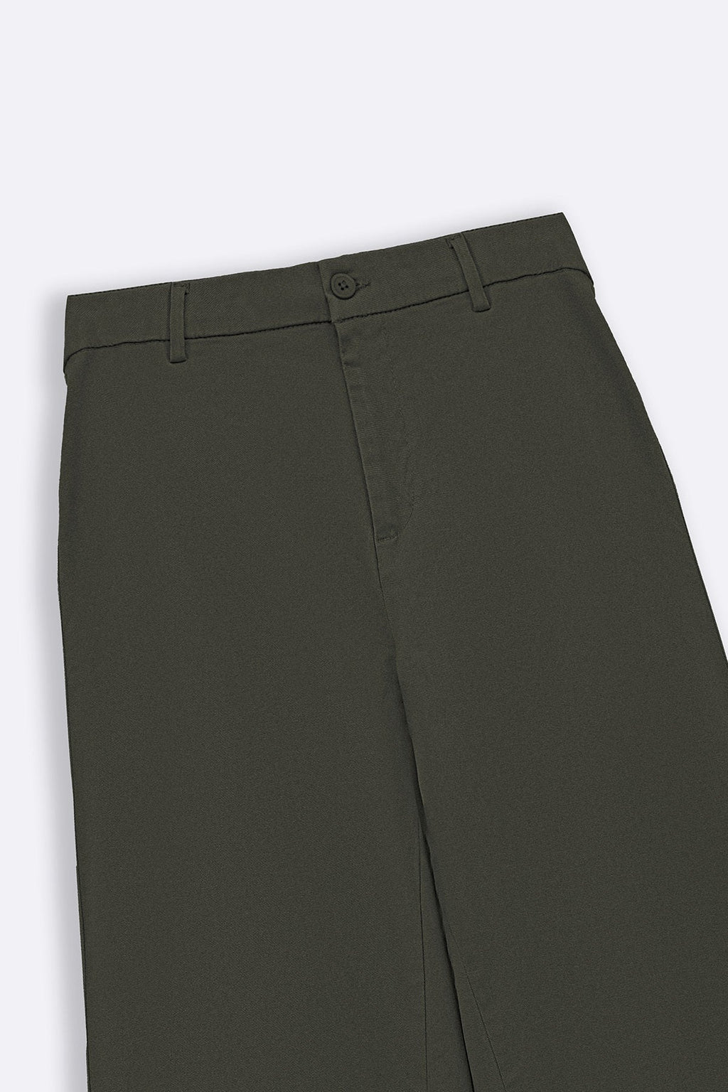 OLIVE WIDE LEG PANTS