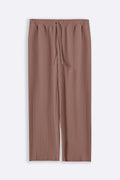 BROWN LINEA STRETCHY TROUSERS