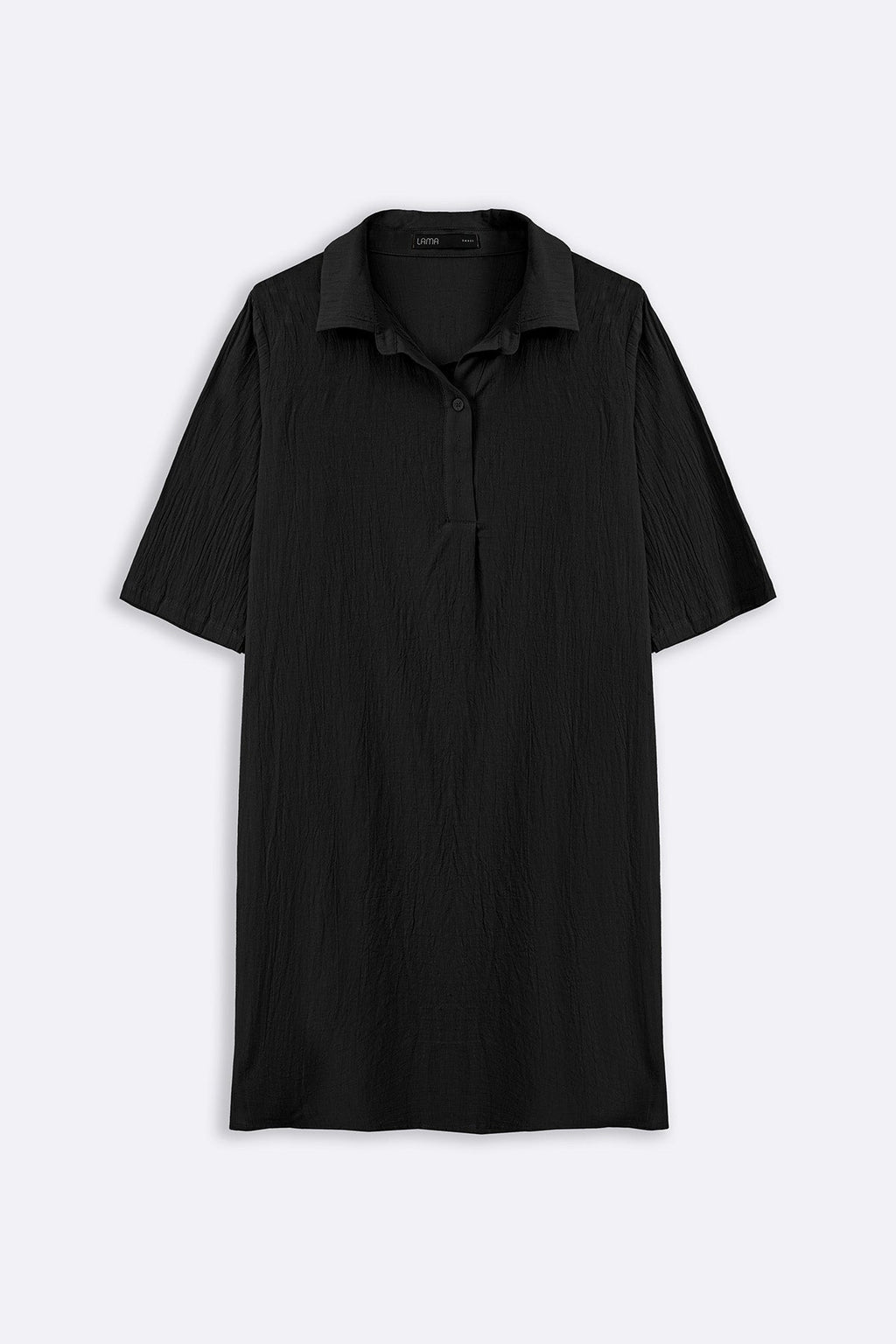 BLACK FEATHER COTTON KURTA-TUNIC