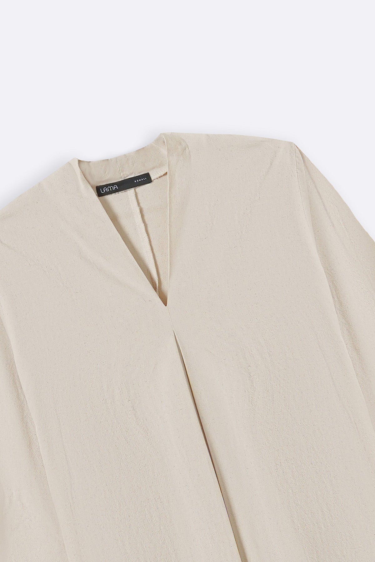 OFF WHITE LINEN MIDI TUNIC