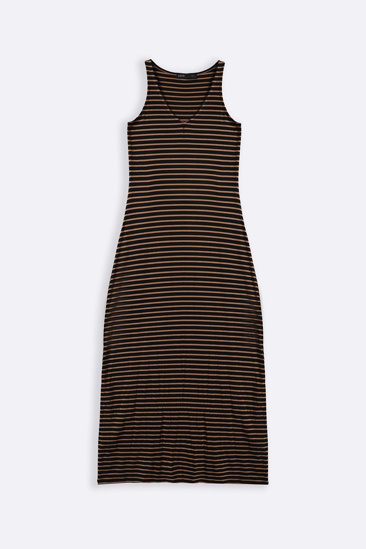 BLACK STRIPED SUMMER DRESS