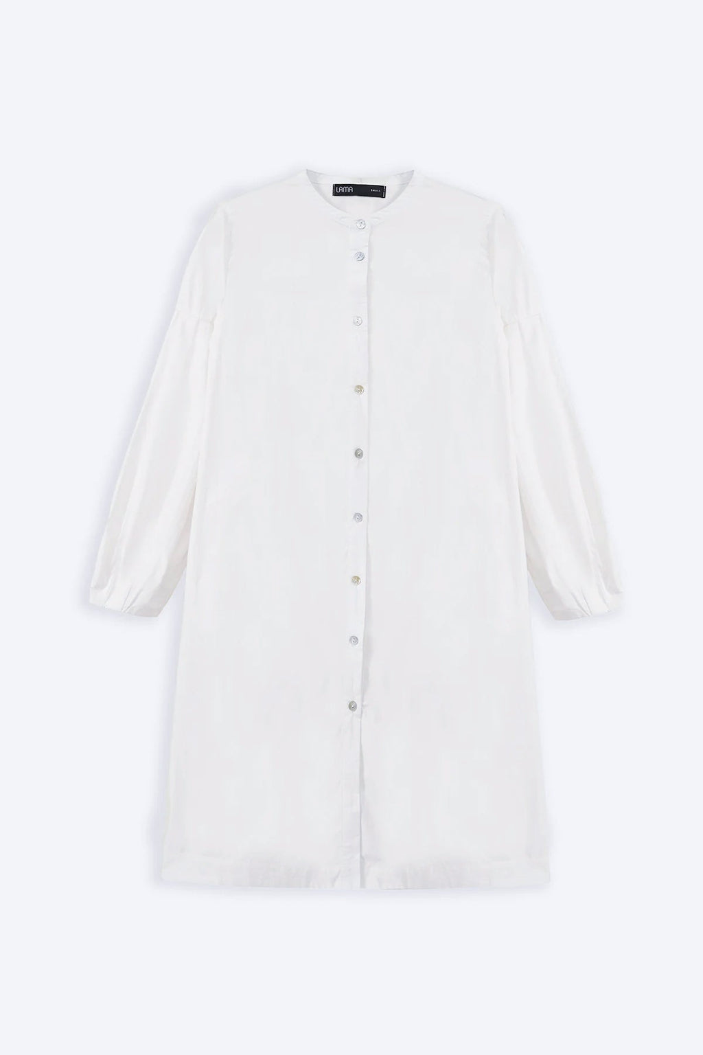 WHITE MINIMALIST TUNIC DRESS