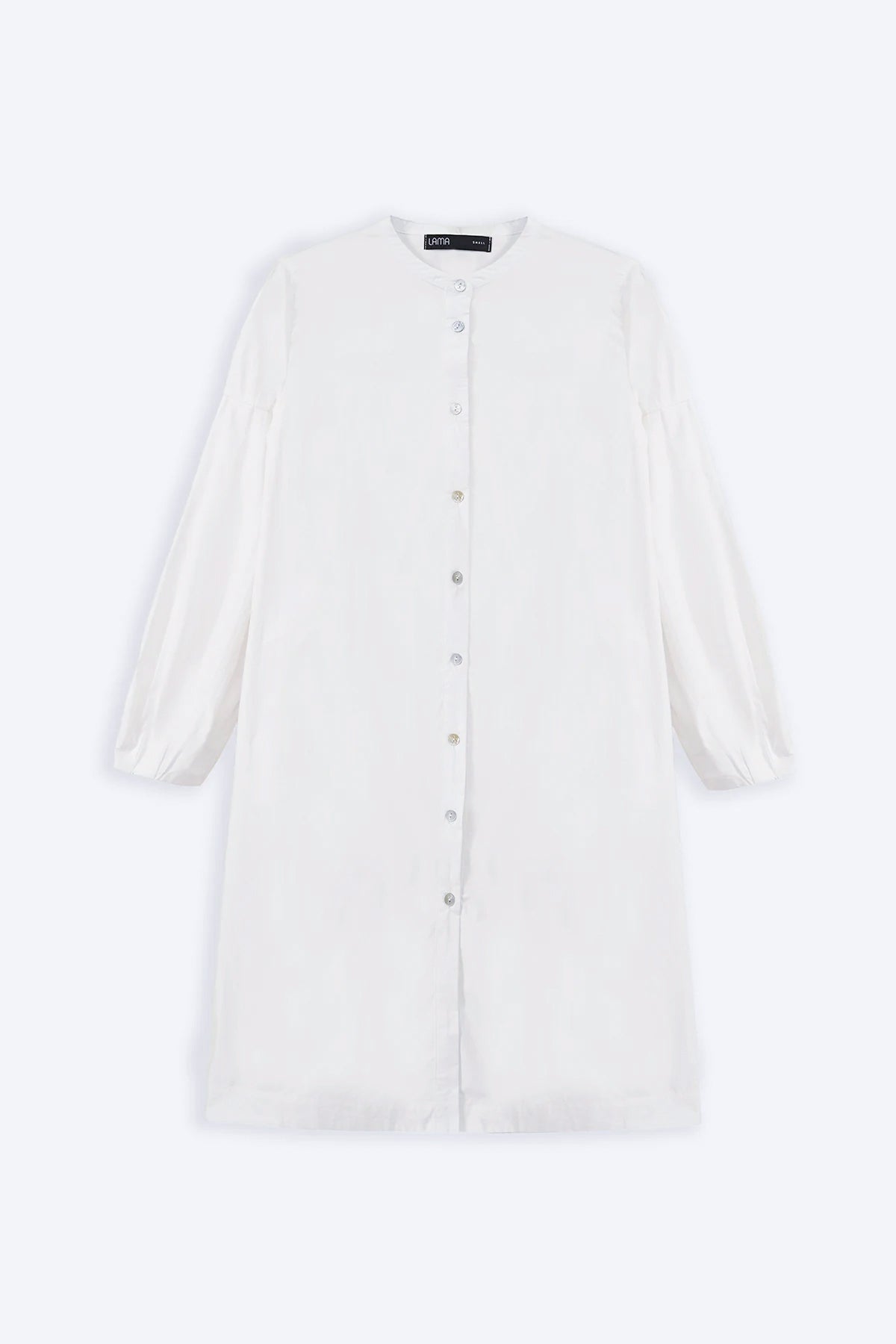 WHITE MINIMALIST TUNIC DRESS