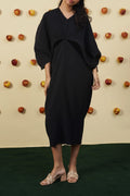 BLACK BUTTERFLY RUNWAY DRESS