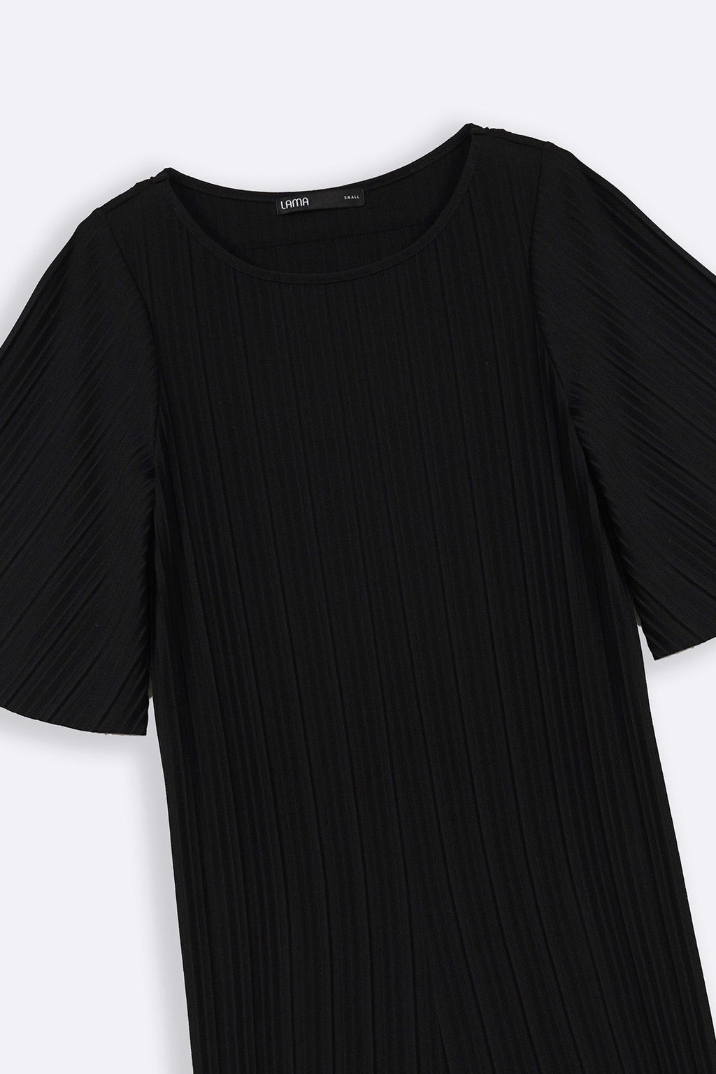 BLACK CONTOUR MAXI DRESS