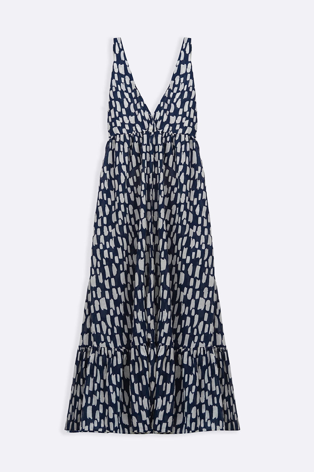 BLACK COTTON HALTER DRESS