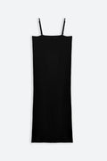 BLACK ESSENTIAL LONG CAMISOLE