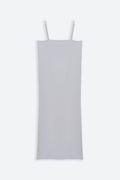 WHITE ESSENTIAL LONG CAMISOLE