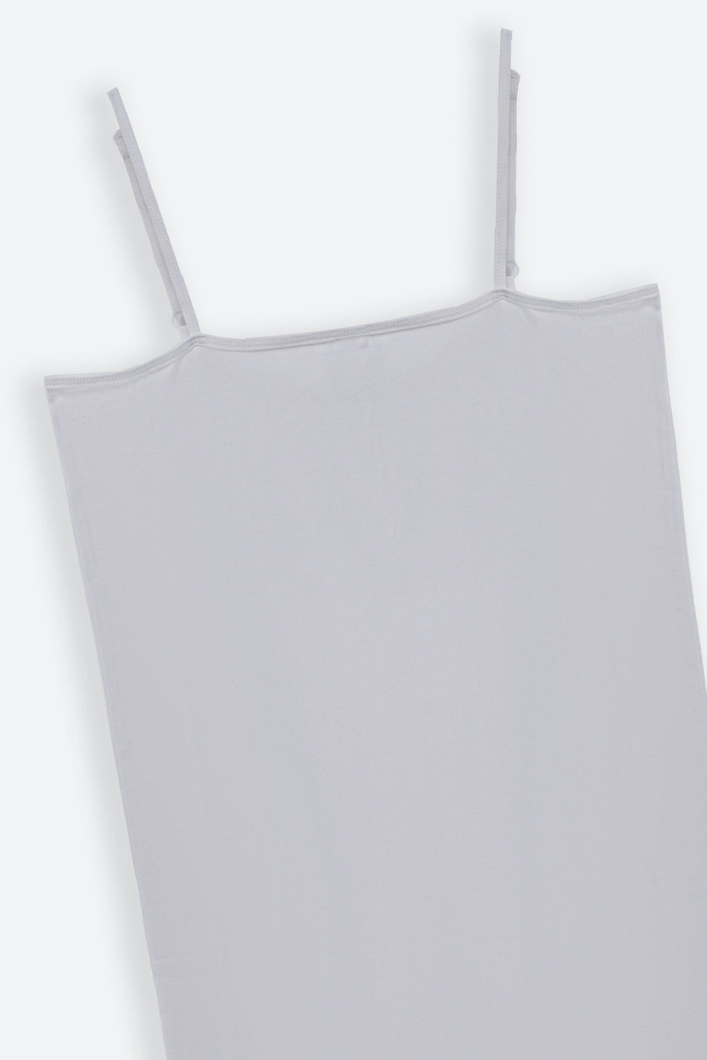 WHITE ESSENTIAL LONG CAMISOLE