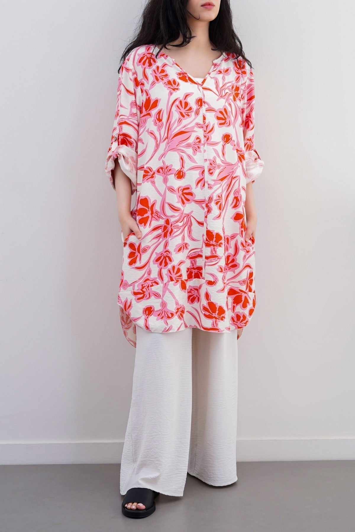 PINK JUST PEACH TUNIC