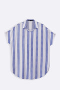 BLUE STRIPED HOLIDAY TUNIC