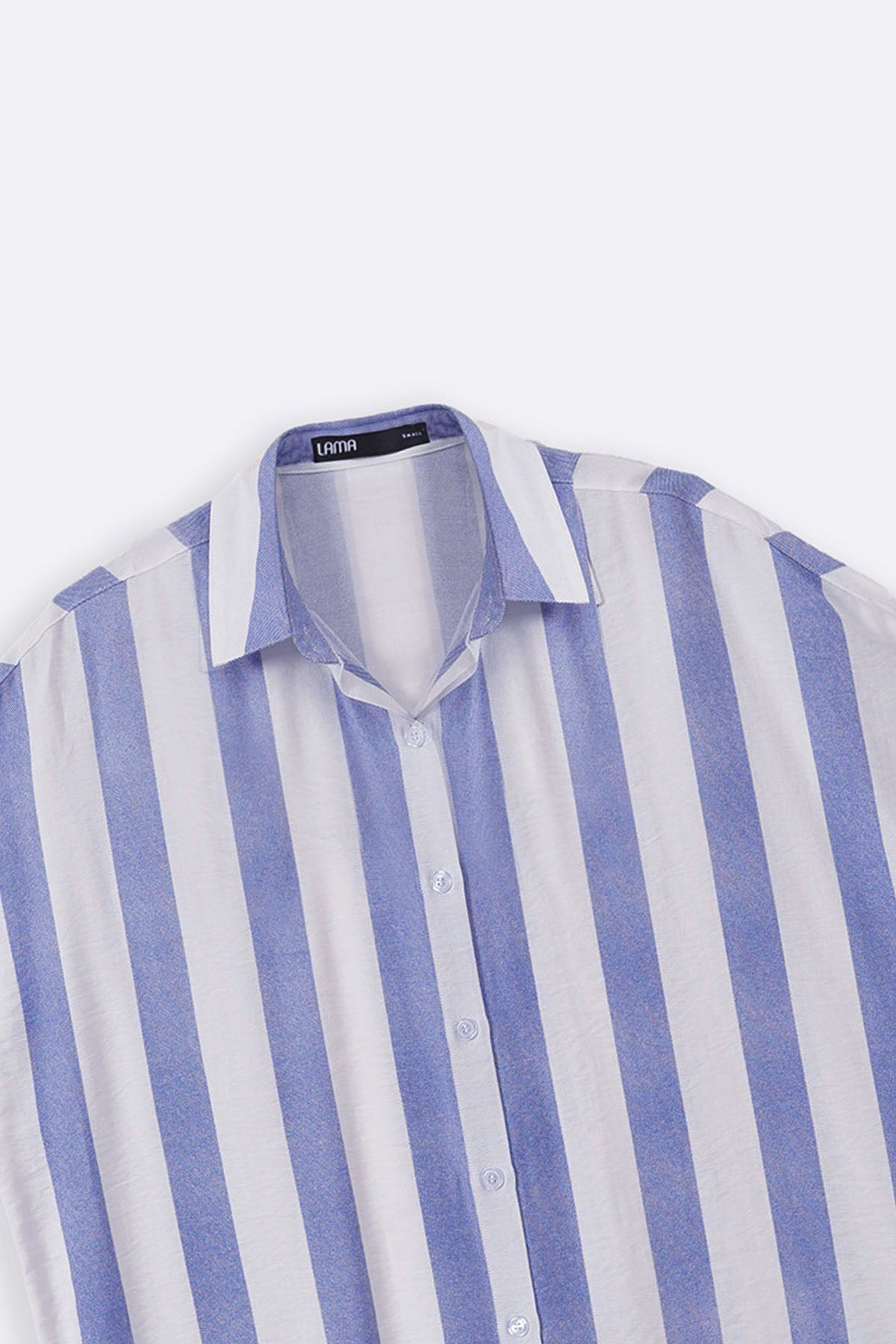 BLUE STRIPED HOLIDAY TUNIC