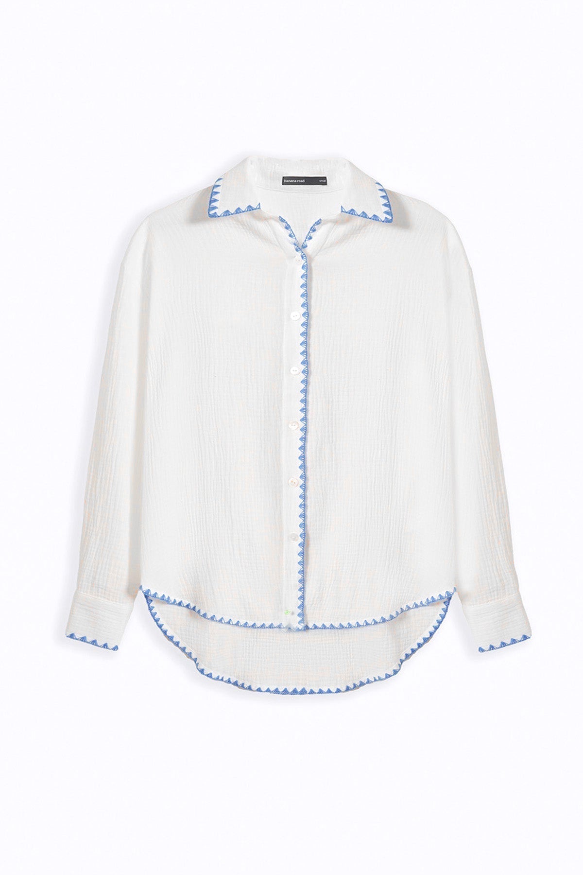 BLUE MUSLIN RESORT SHIRT