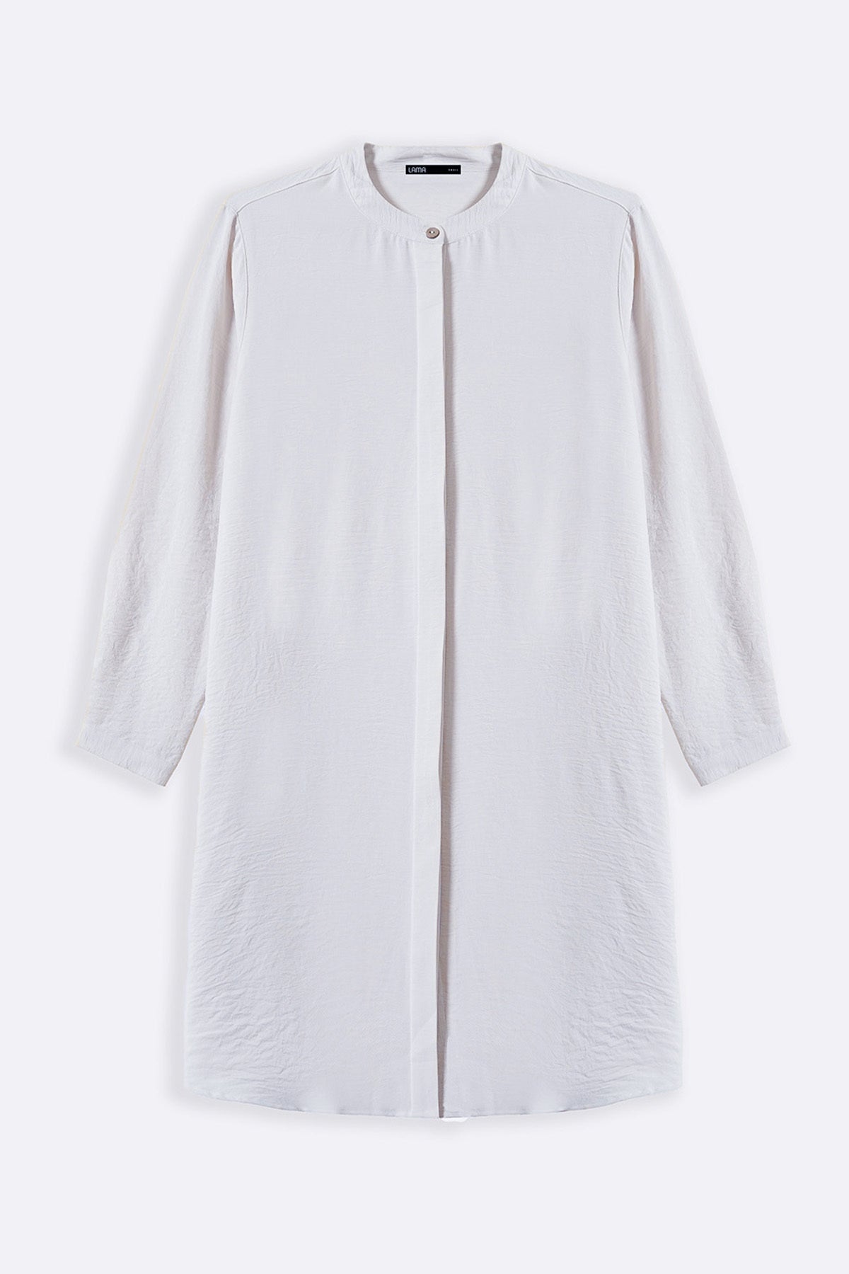 CREAM SLINKY LONG TUNIC