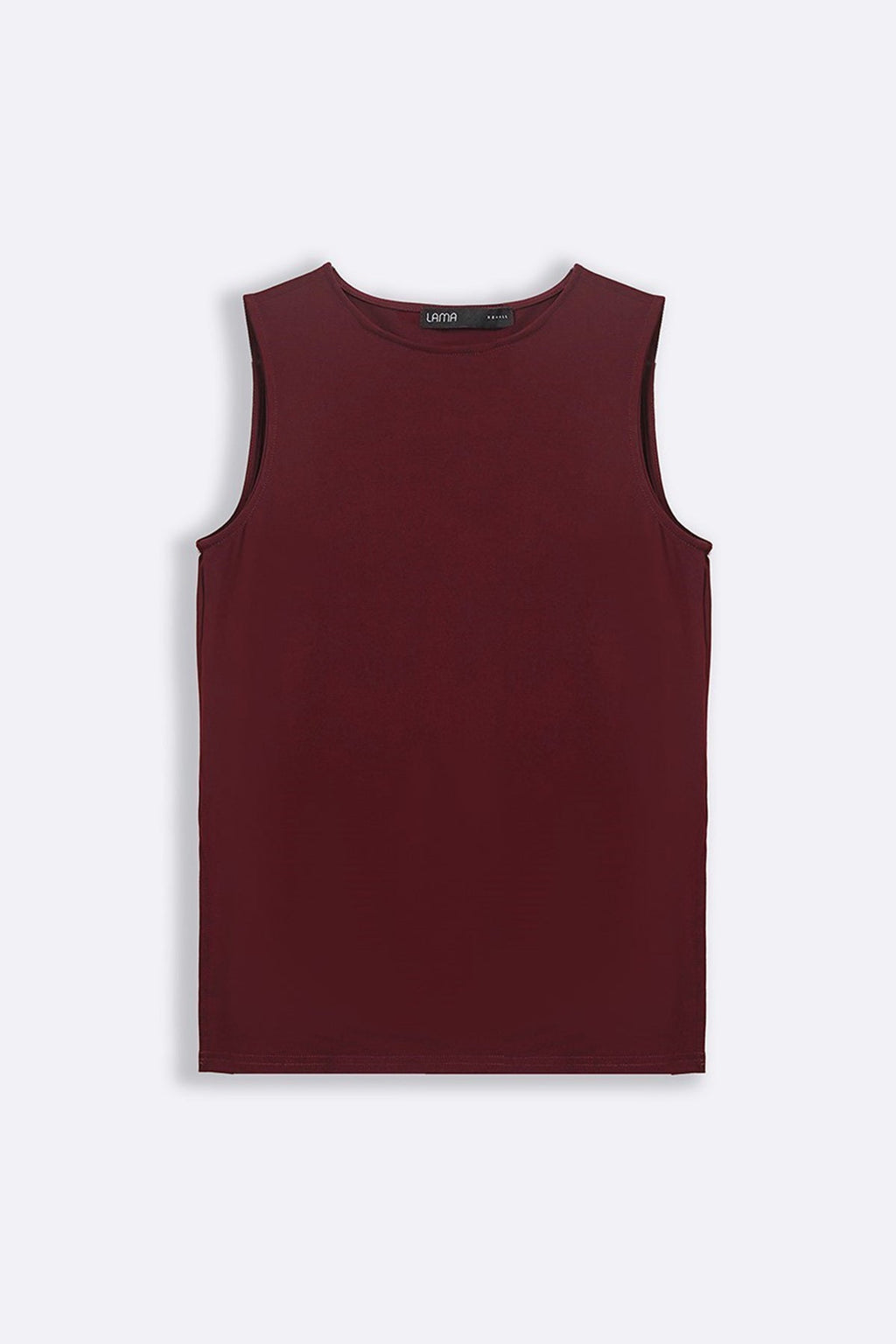 BURGUNDY OFF-DUTY STRETCHY TOP