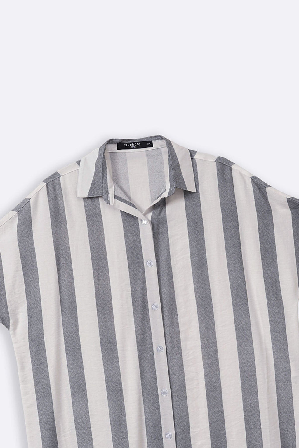 BLACK CURVE STRIPED HOLIDAY TUNIC