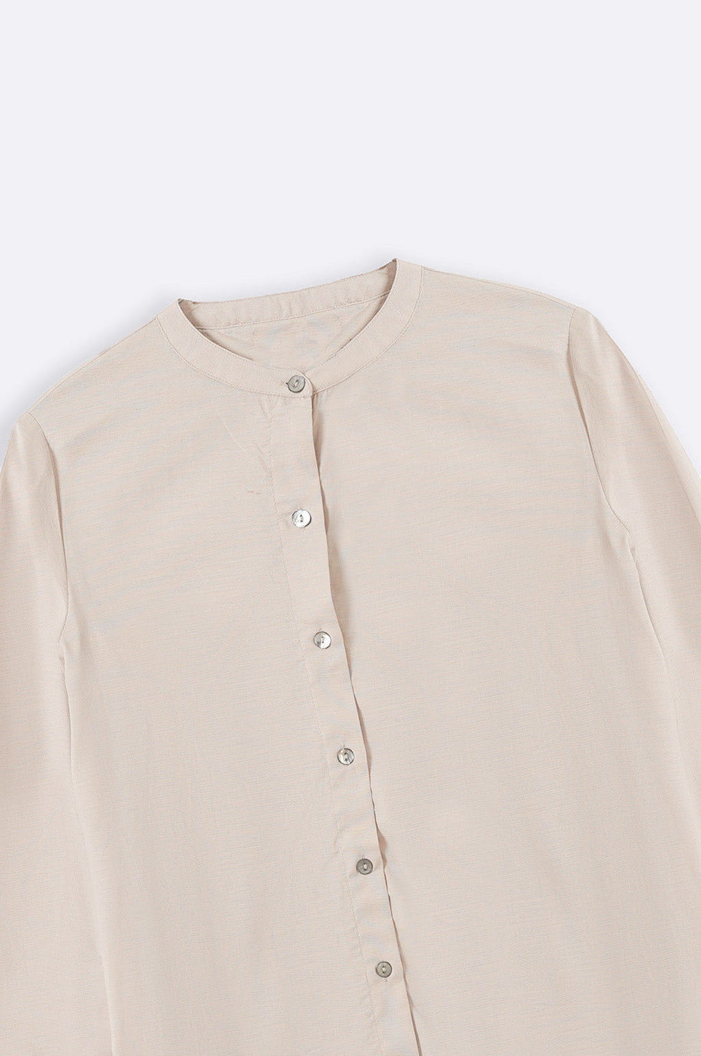 BEIGE COTTON FLARE TUNIC