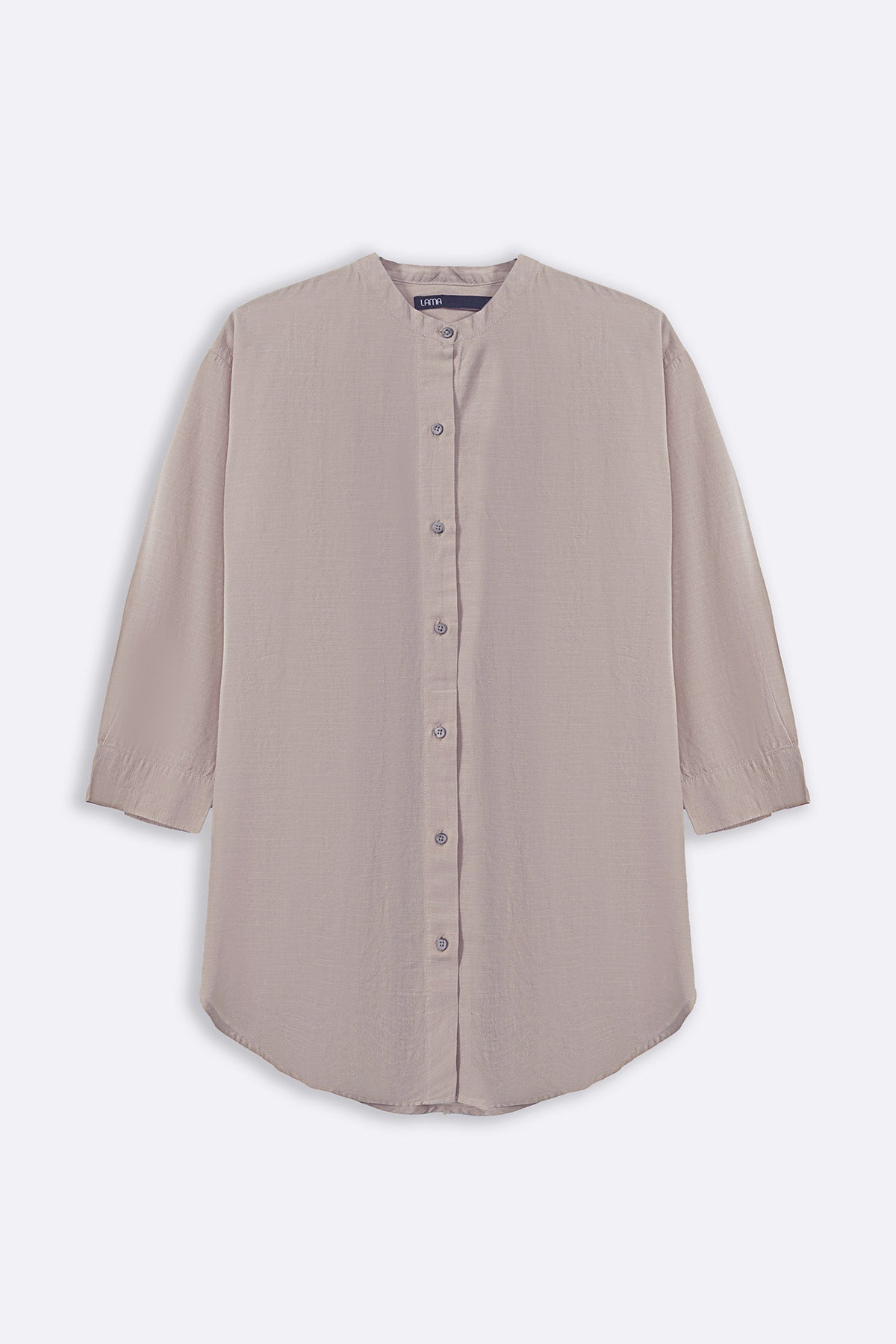 BEIGE ESSENTIAL COTTON SHIRT