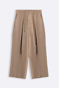 SAND COTTON SLOUCH PANTS