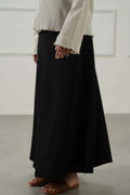 BLACK CASUAL EVERYDAY SKIRT