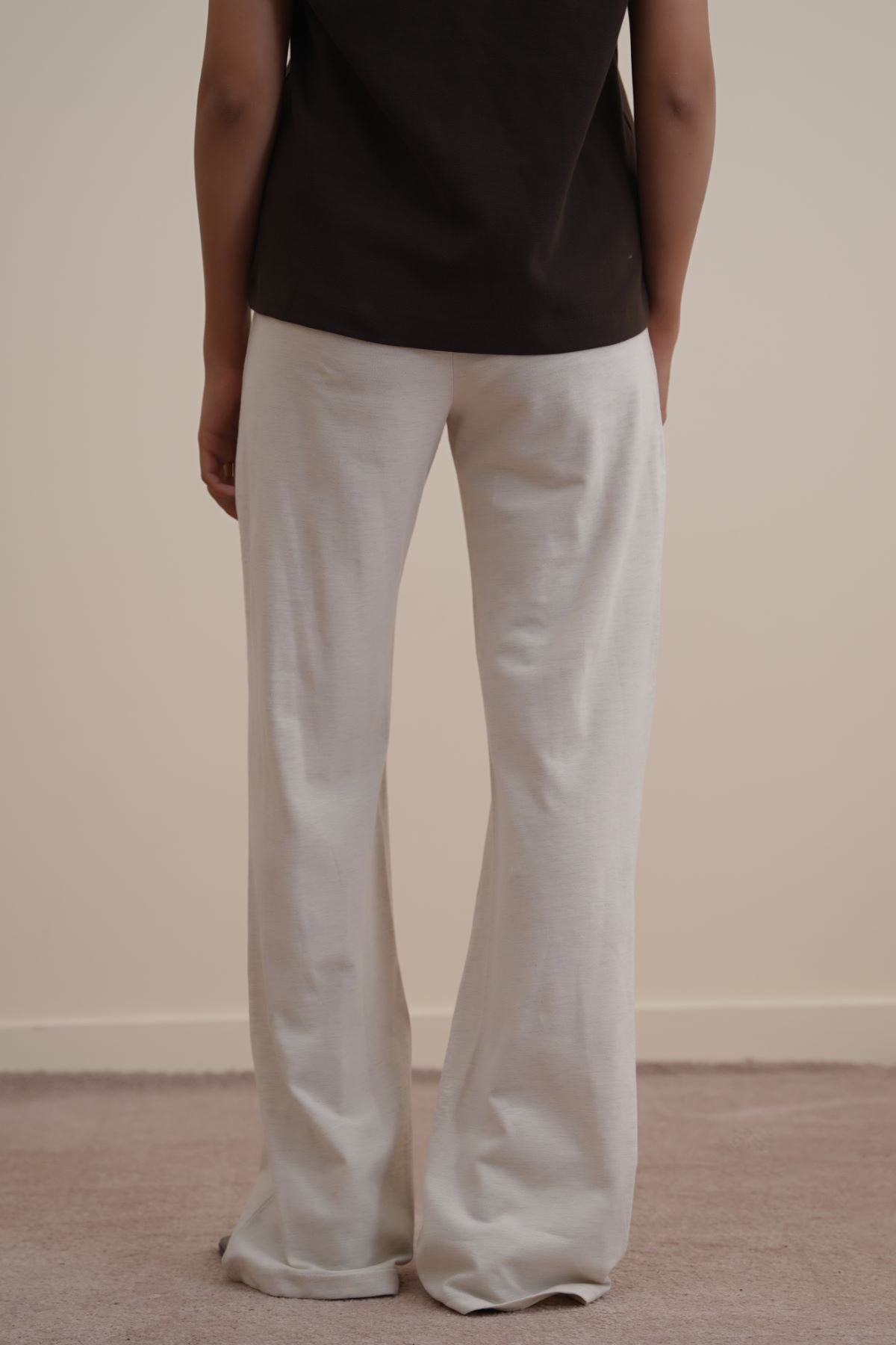 OAT WHITE MELANGE DAILY YOGA PANTS