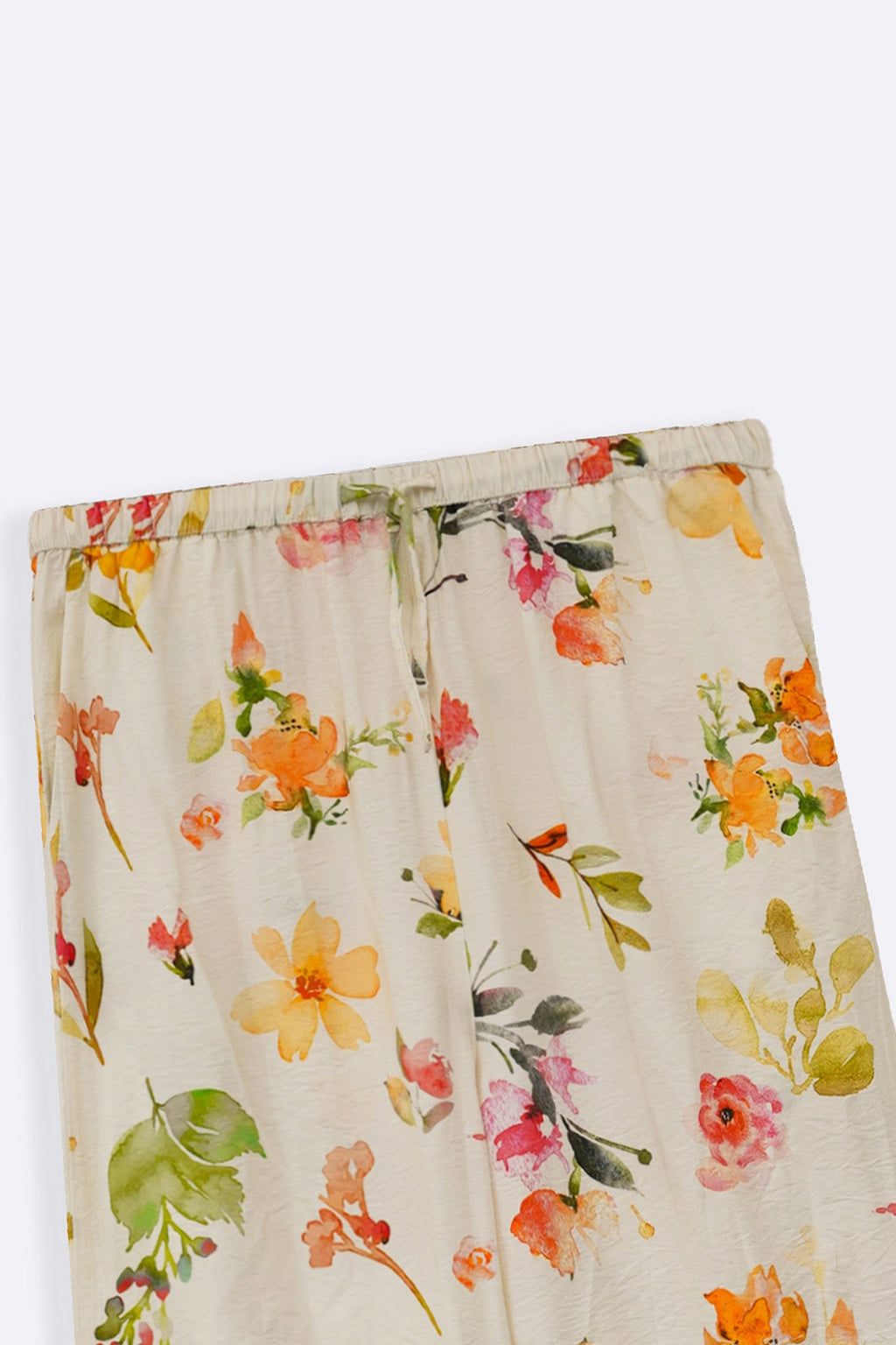OFF WHITE LILIES AT DAWN PANTS