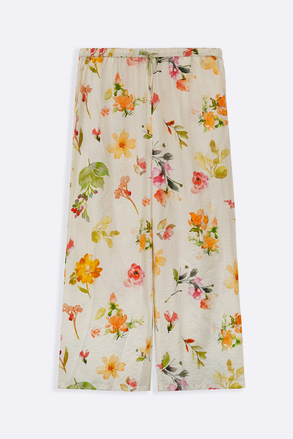 OFF WHITE LILIES AT DAWN PANTS