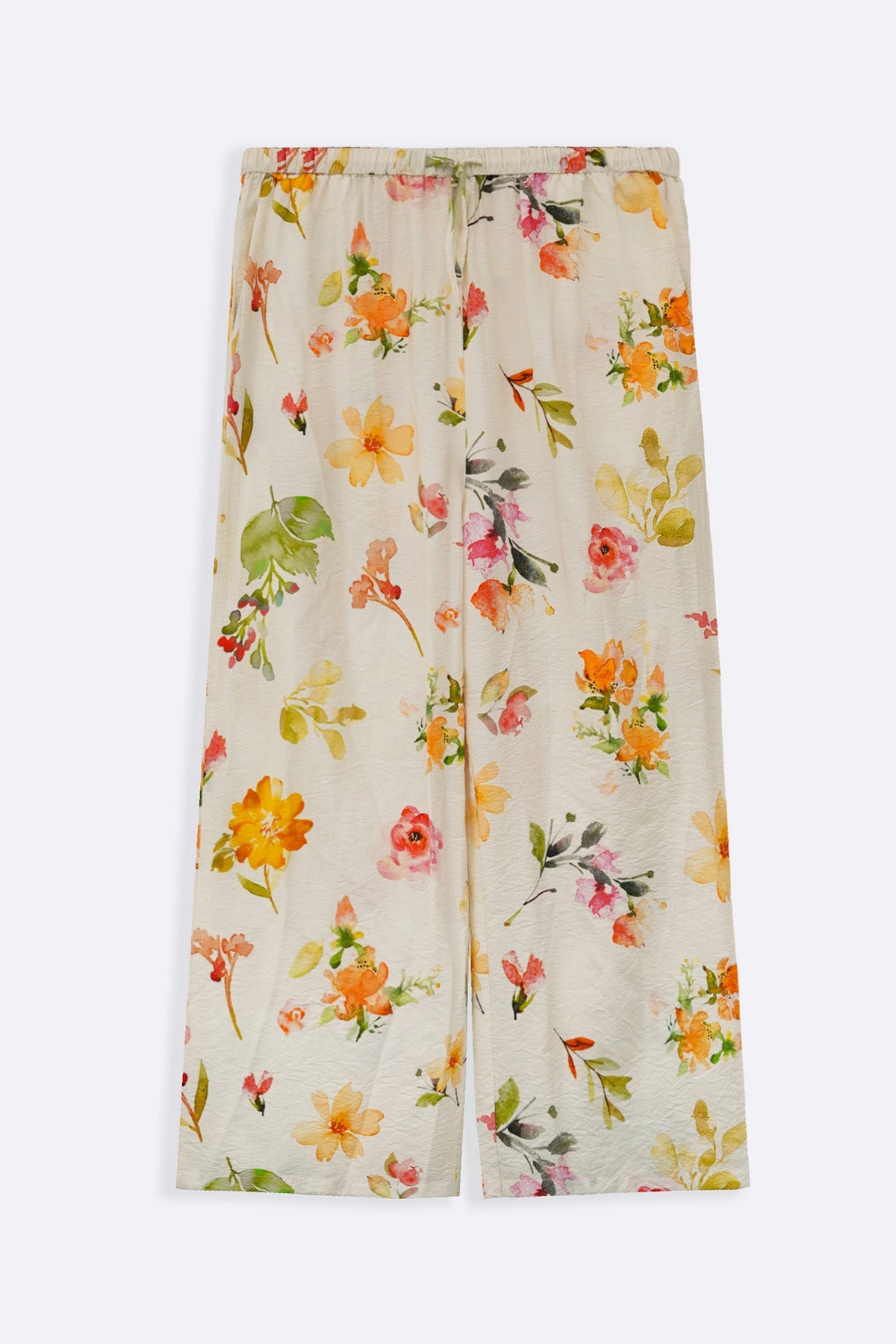 OFF WHITE LILIES AT DAWN PANTS