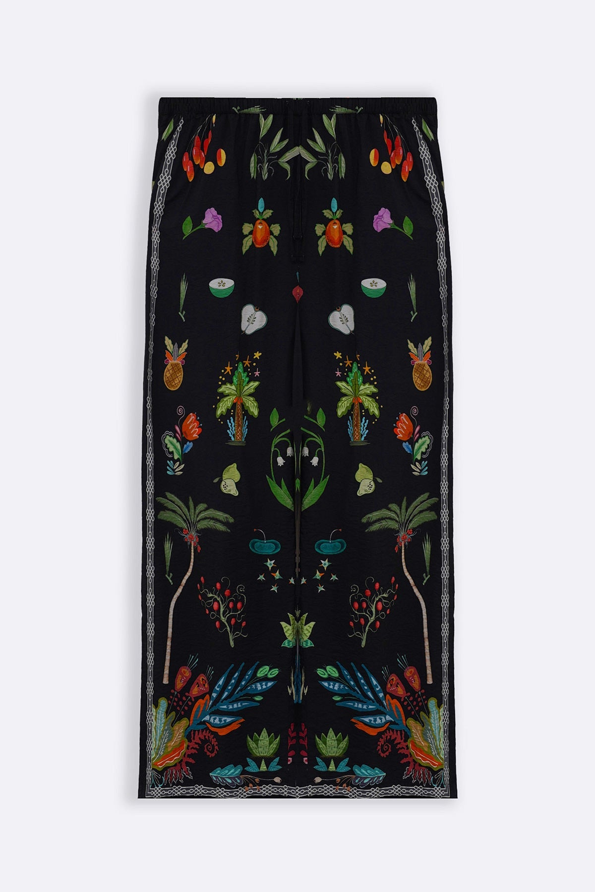 BLACK GREEN APPLE PANTS