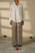 TAUPE RESORT PANTS WITH LINING