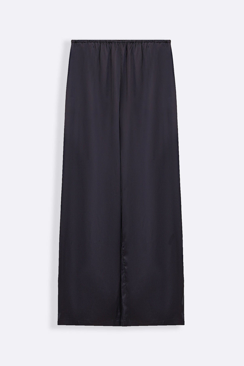 MIDNIGHT BLUE SATIN WIDE PANTS