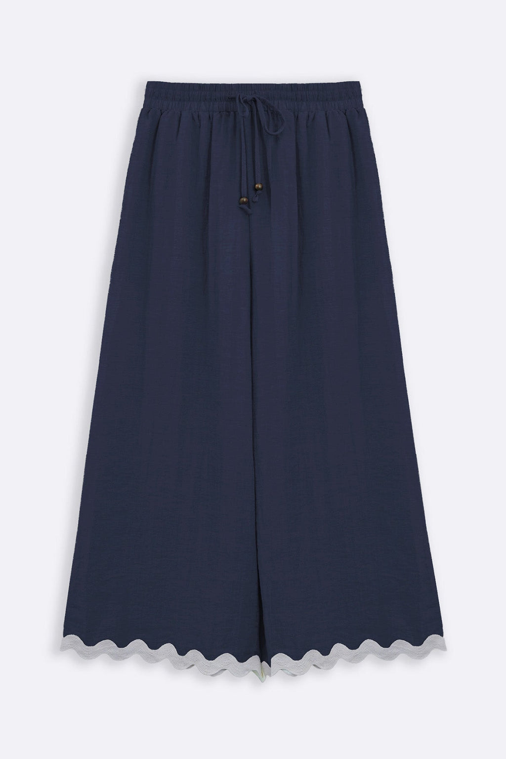 NAVY RIC RAC BREEZE CULOTTE