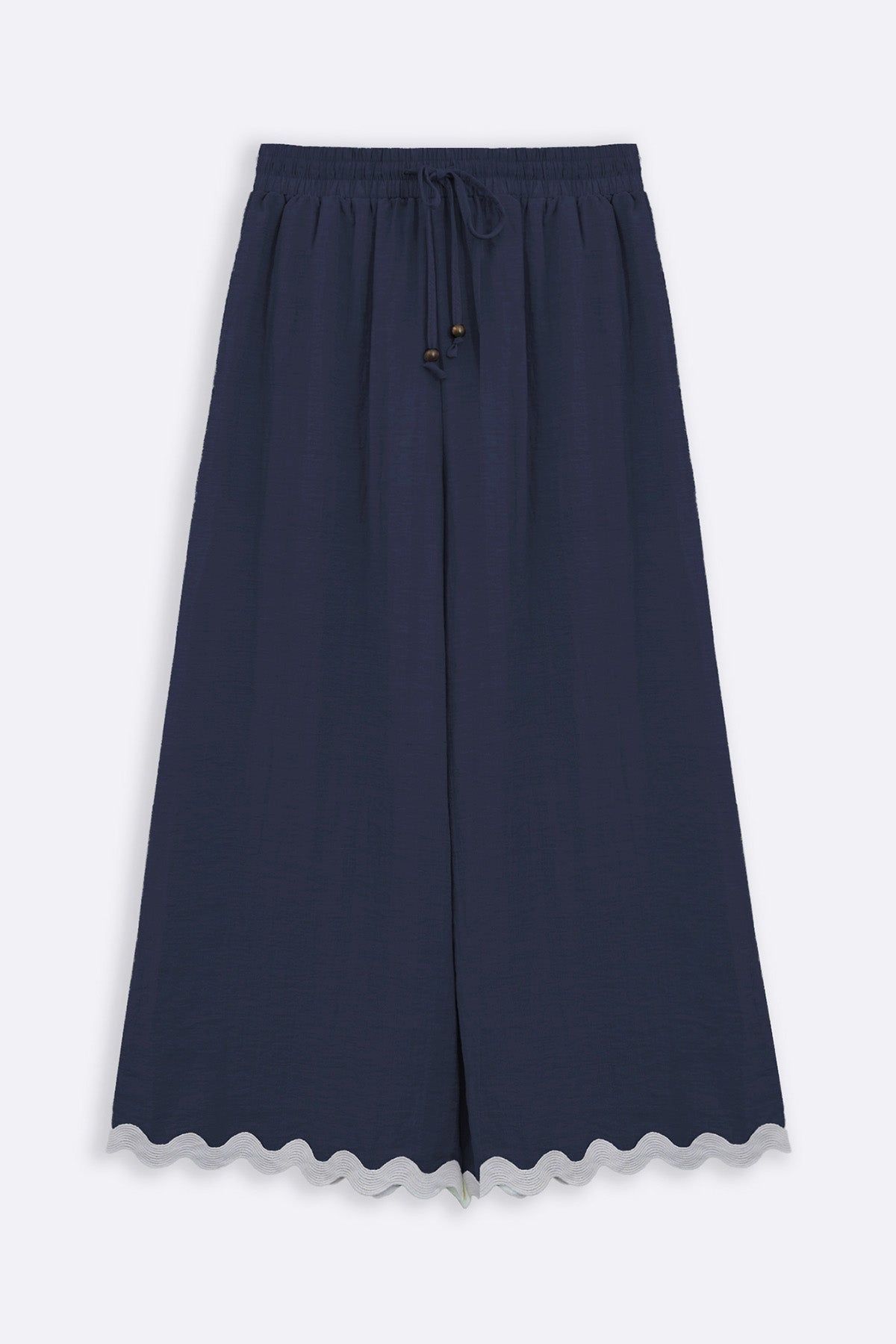 NAVY RIC RAC BREEZE CULOTTE