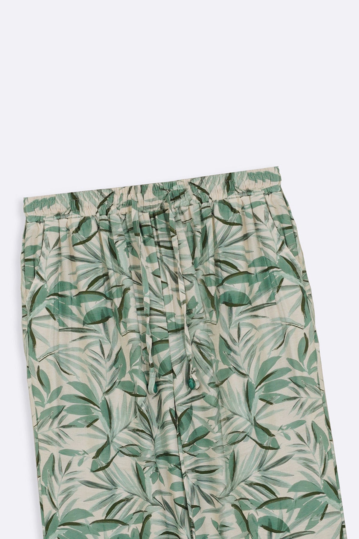 GREEN BAMBOO CANOPY PANTS