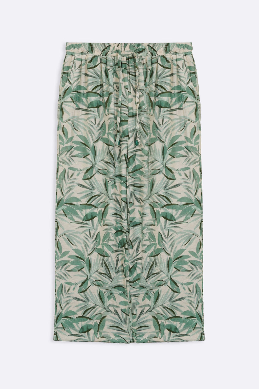 GREEN BAMBOO CANOPY PANTS