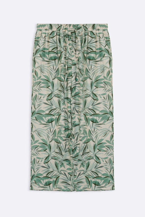 GREEN BAMBOO CANOPY PANTS