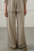 OAT WHITE BASIC STRAIGHT PANTS