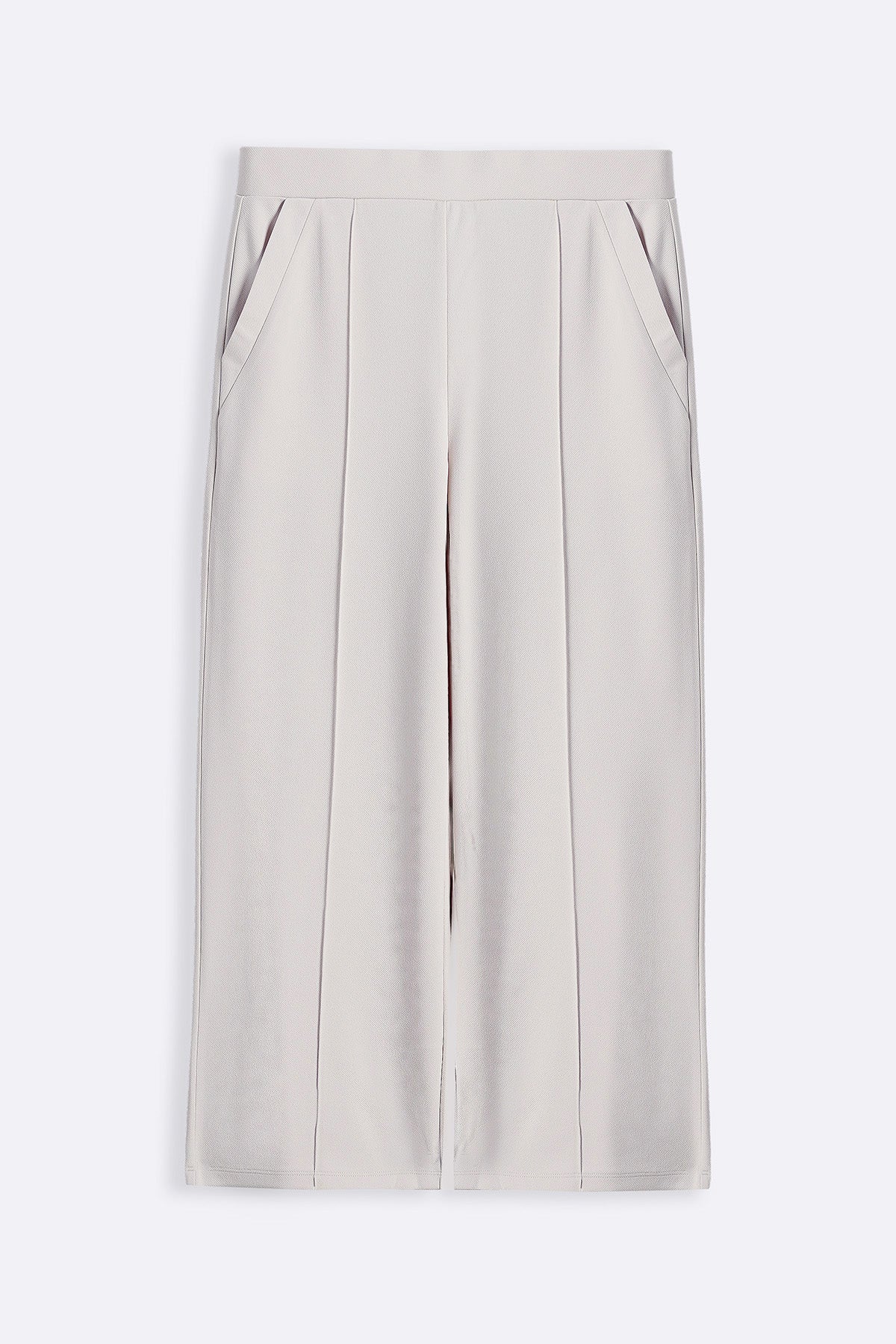 IVORY TAILORED WIDE PANTS