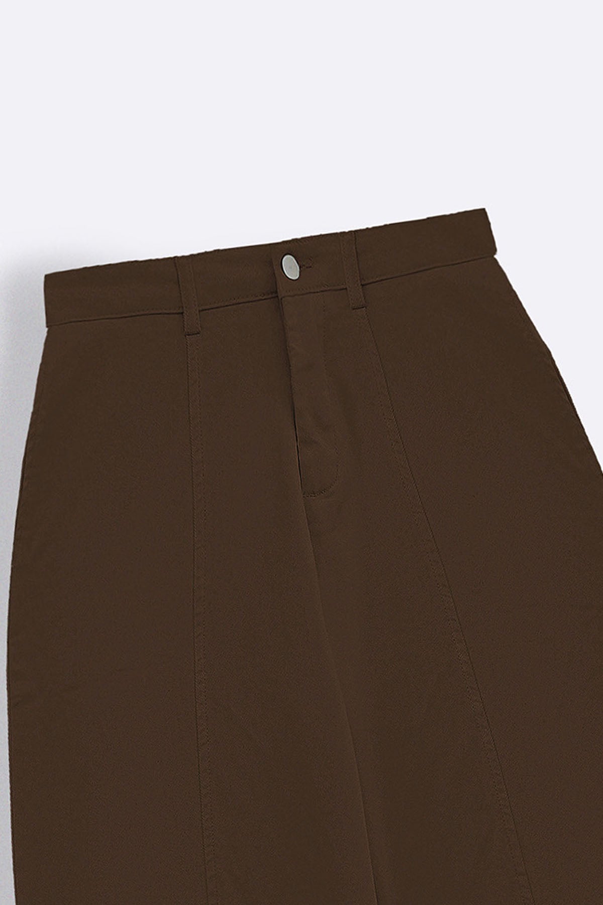 BROWN SLOUCHY EASE PANTS