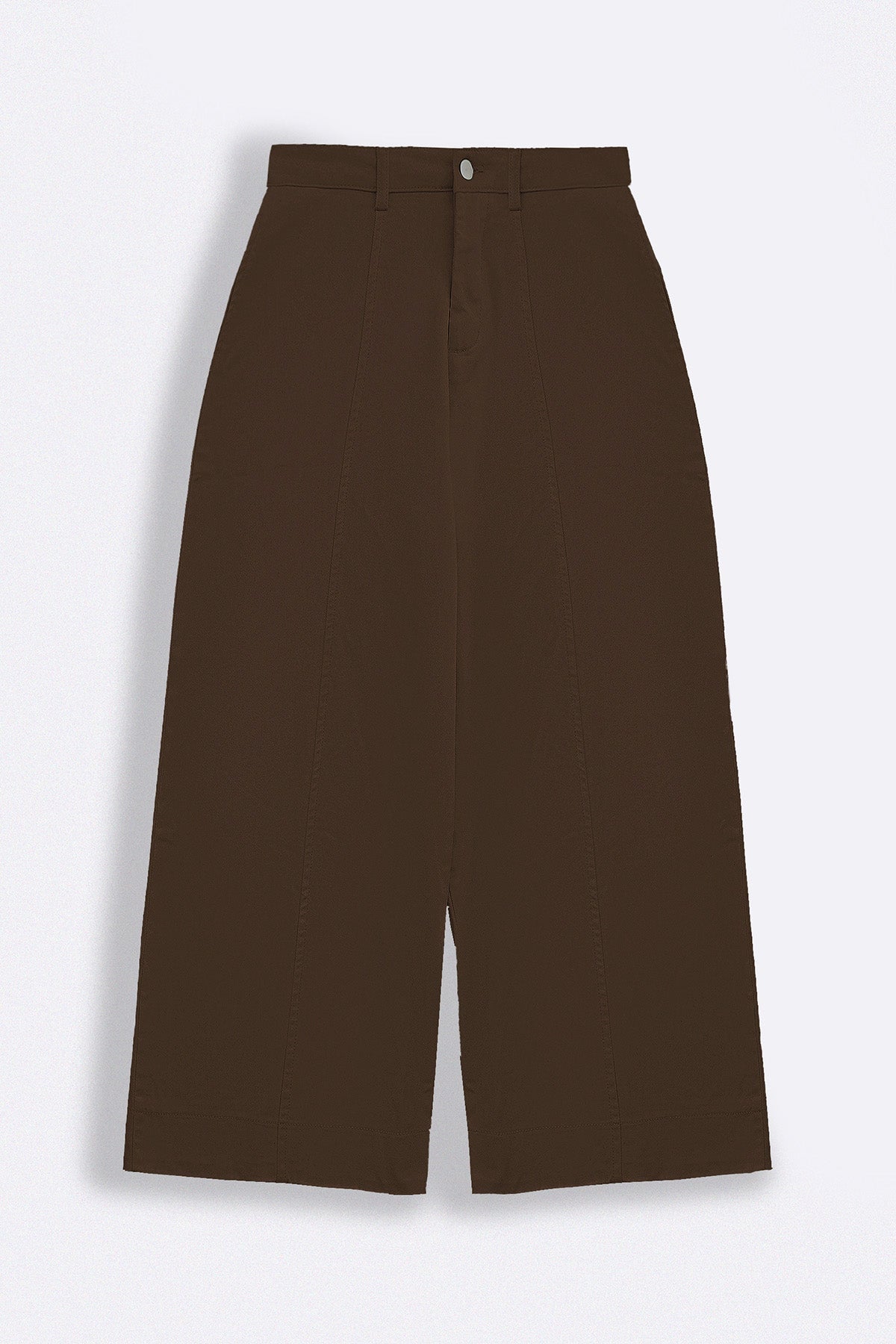 BROWN SLOUCHY EASE PANTS