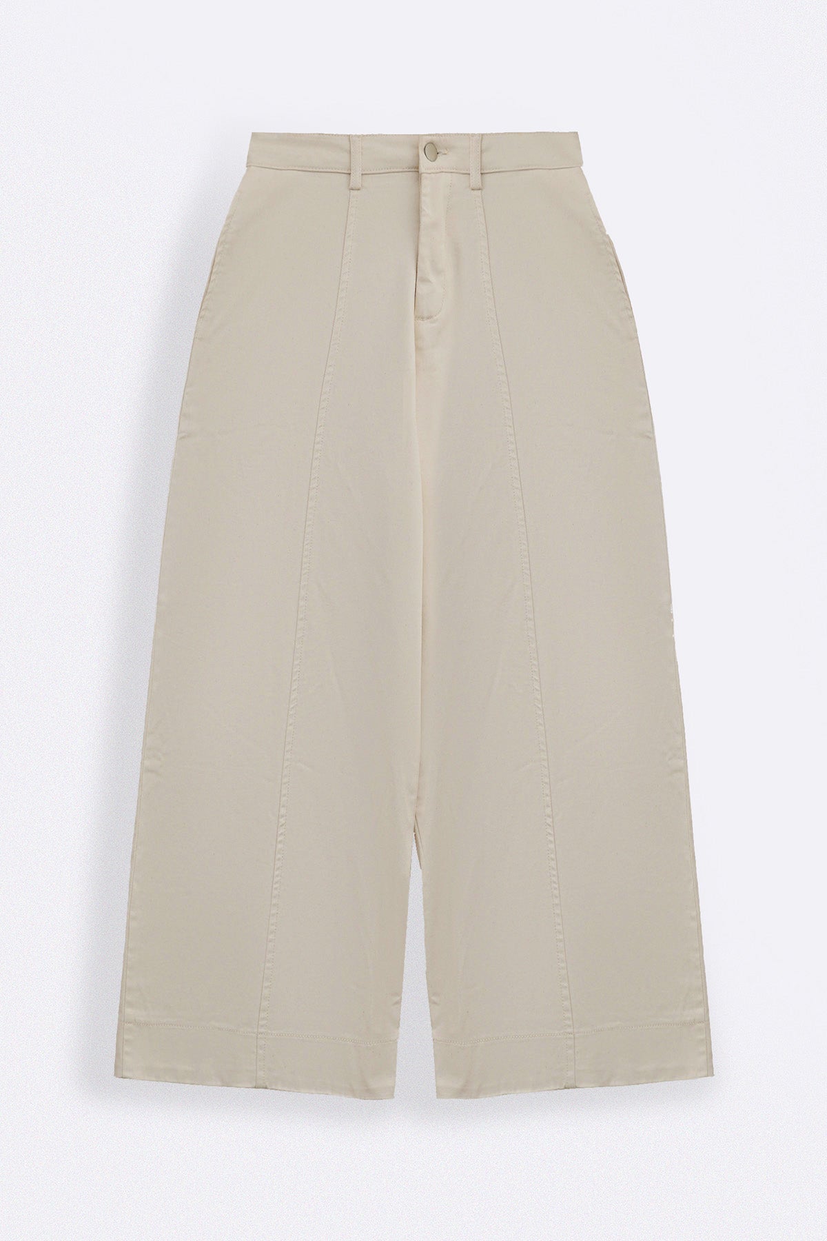 ECRU SLOUCHY EASE PANTS